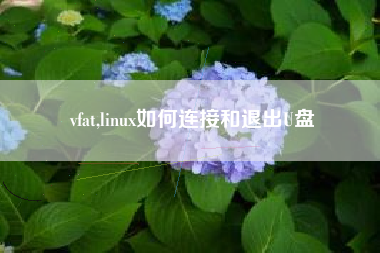 vfat,linux如何连接和退出U盘