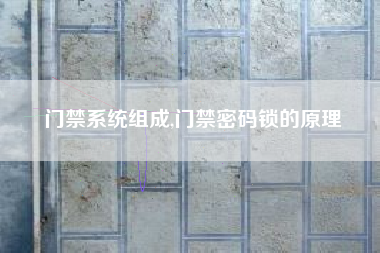 门禁系统组成,门禁密码锁的原理