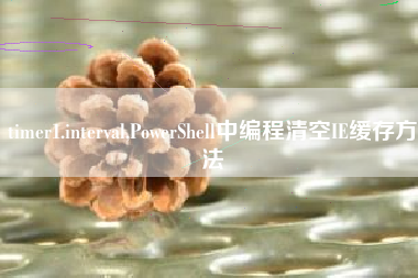 timer1.interval,PowerShell中编程清空IE缓存方法