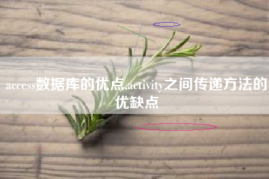 access数据库的优点,activity之间传递方法的优缺点