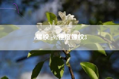z螺纹,g92锥度螺纹3