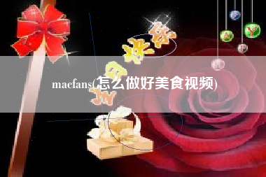 macfans(怎么做好美食视频)