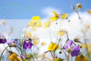 phy芯片,gl3520芯片性能