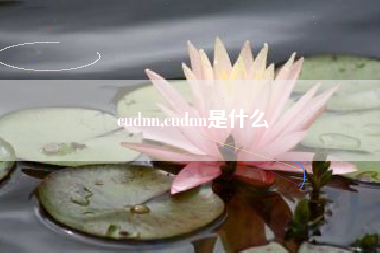 cudnn,cudnn是什么