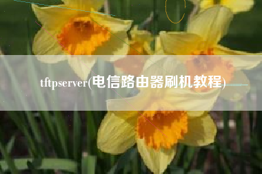 tftpserver(电信路由器刷机教程)