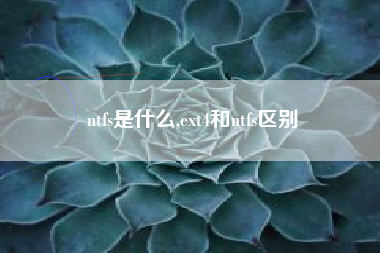 ntfs是什么,ext4和ntfs区别