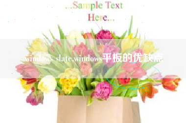 windows slate,windows平板的优缺点