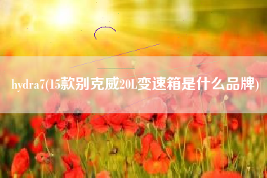 hydra7(15款别克威20L变速箱是什么品牌)