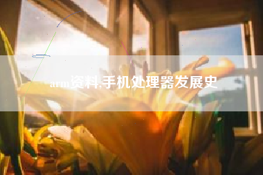 arm资料,手机处理器发展史