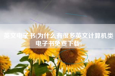 英文电子书(为什么有很多英文计算机类电子书免费下载)