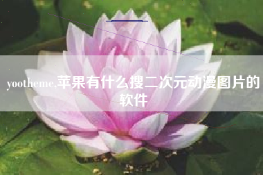 yootheme,苹果有什么搜二次元动漫图片的软件