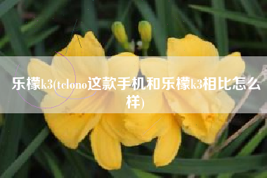 乐檬k3(tclono这款手机和乐檬k3相比怎么样)