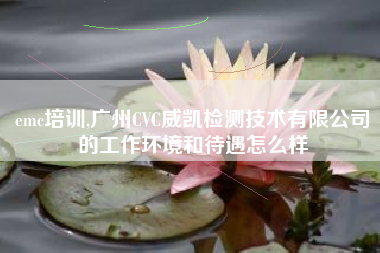 emc培训,广州CVC威凯检测技术有限公司的工作环境和待遇怎么样