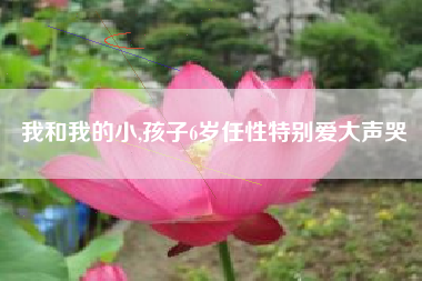 我和我的小,孩子6岁任性特别爱大声哭