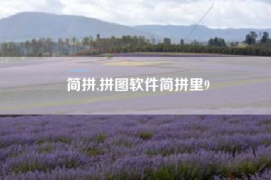 简拼,拼图软件简拼里9