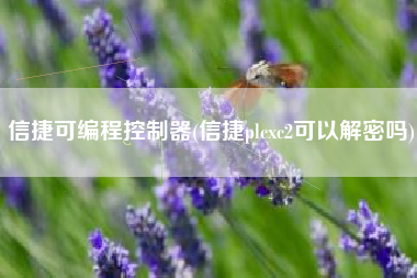 信捷可编程控制器(信捷plcxc2可以解密吗)