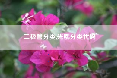 二极管分类,光耦分类代码