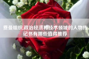 费曼组织,政治经济和技术领域的人物传记书有哪些值得推荐