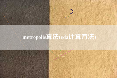 metropolis算法(eda计算方法)