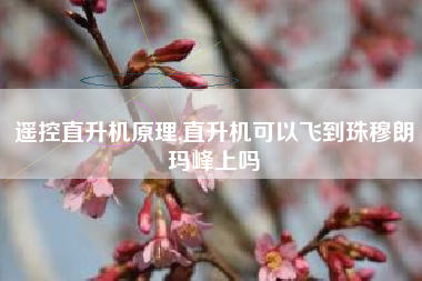 遥控直升机原理,直升机可以飞到珠穆朗玛峰上吗