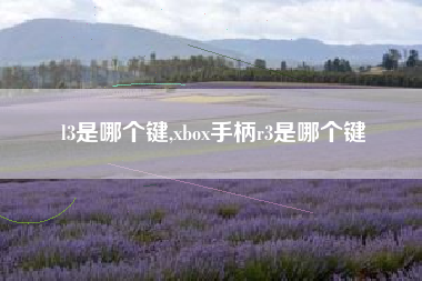 l3是哪个键,xbox手柄r3是哪个键