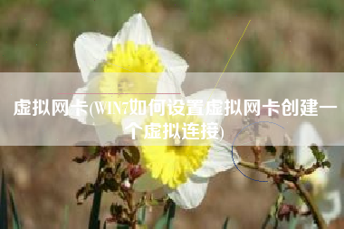 虚拟网卡(WIN7如何设置虚拟网卡创建一个虚拟连接)