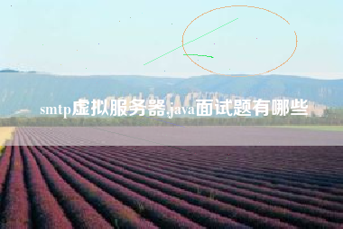 smtp虚拟服务器,java面试题有哪些