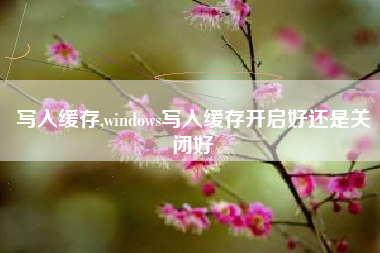 写入缓存,windows写入缓存开启好还是关闭好