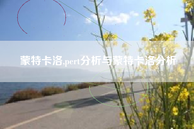 蒙特卡洛,pert分析与蒙特卡洛分析