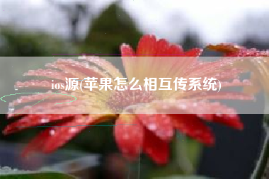 ios源(苹果怎么相互传系统)