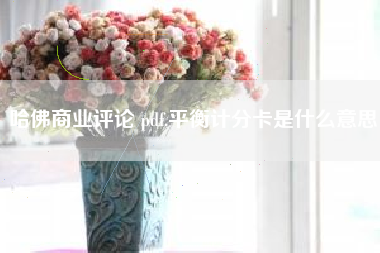 哈佛商业评论 pdf,平衡计分卡是什么意思