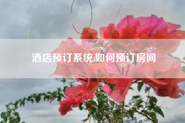 酒店预订系统,如何预订房间