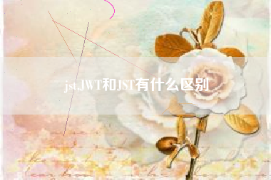 jst,JWT和JST有什么区别