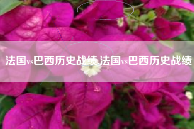 法国vs巴西历史战绩,法国vs巴西历史战绩