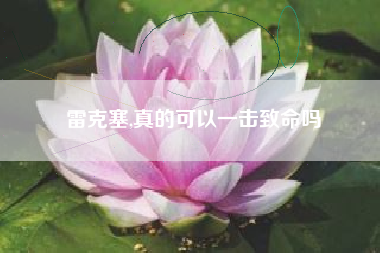 雷克塞,真的可以一击致命吗