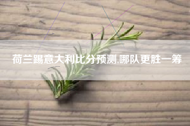 荷兰踢意大利比分预测,哪队更胜一筹