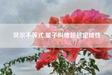 贝尔不等式,量子纠缠超越定域性