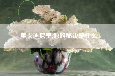 里卡迪尼奥,他的秘诀是什么