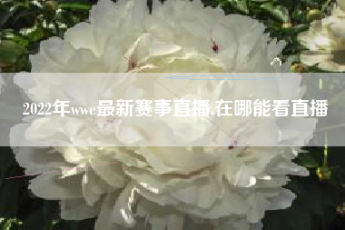 2022年wwe最新赛事直播,在哪能看直播