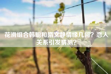 花滑组合韩聪和隋文静情缘几何？恋人关系引发猜测？