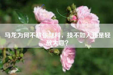 马龙为何不敌张继科，技不如人还是轻敌大意？