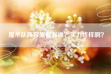 魔术队阵容里都有谁？实力咋样啊？