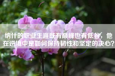 纳什的职业生涯既有巅峰也有低谷，他在逆境中是如何保持韧性和坚定的决心？