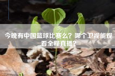 今晚有中国篮球比赛么？哪个卫视能观看全程直播？