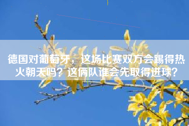 德国对葡萄牙，这场比赛双方会踢得热火朝天吗？这俩队谁会先取得进球？