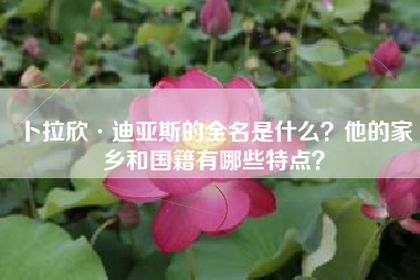 卜拉欣·迪亚斯的全名是什么？他的家乡和国籍有哪些特点？
