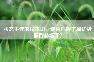 状态不佳的埃尔切，能否把握主场优势扳倒赫塔菲？