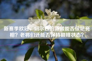 新赛季欧冠，切尔西的新援能否惊艳亮相？老将们还能否保持巅峰状态？