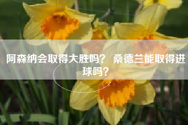 阿森纳会取得大胜吗？ 桑德兰能取得进球吗？