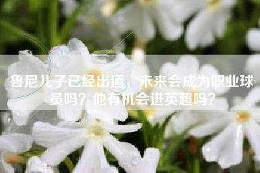 鲁尼儿子已经出道，未来会成为职业球员吗？他有机会进英超吗？